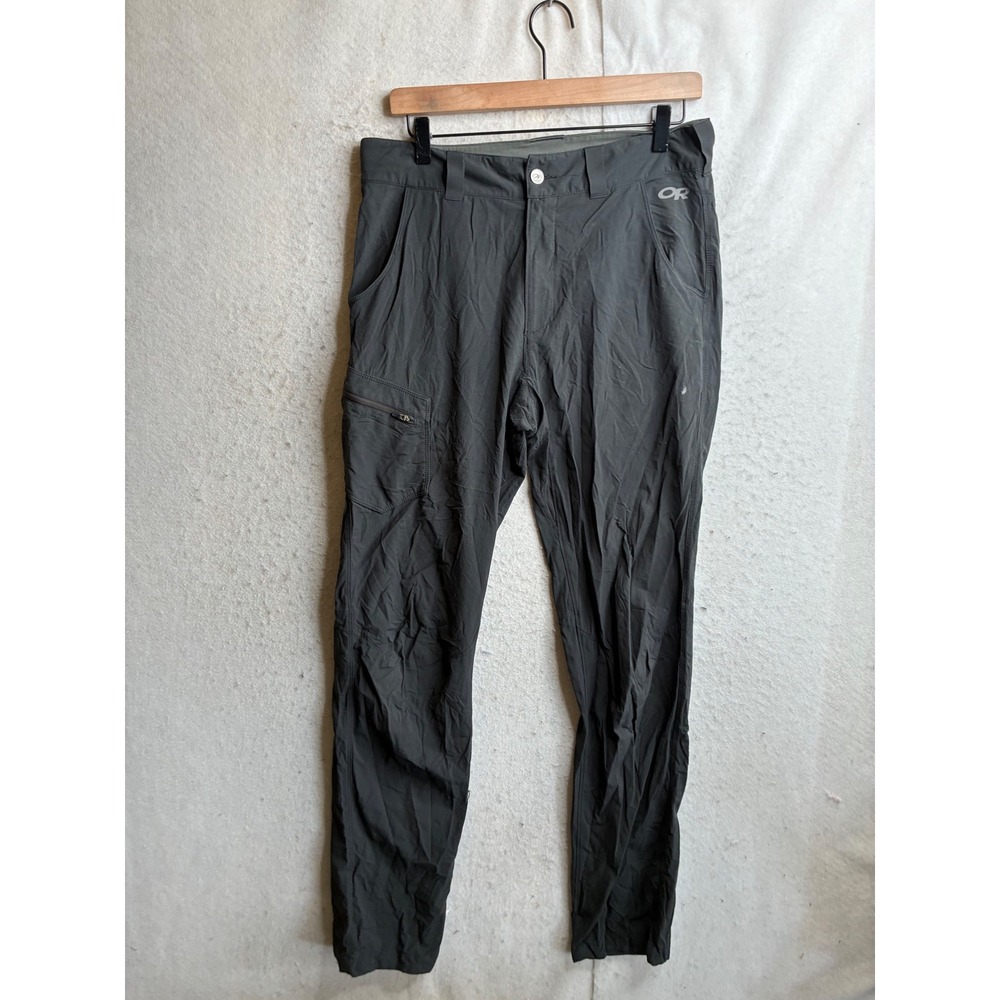 Outdoor Research Ferrosi Hiking Pants Mens 31 Charcoal Gray Cargo Technical